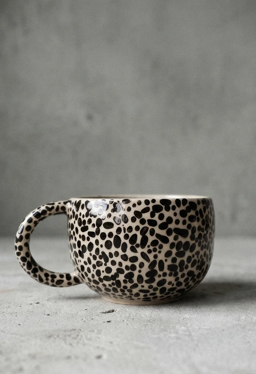 DOTTY BLOB Cappuccino Becher  – Bild 2